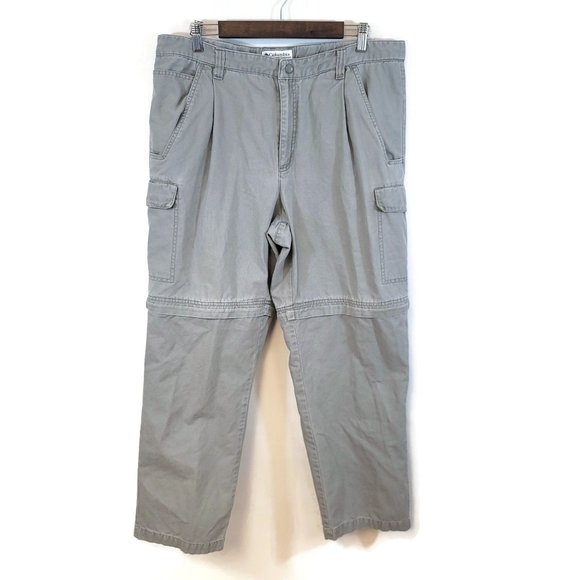 Tan Canvas Cargo Carpenter Pants 